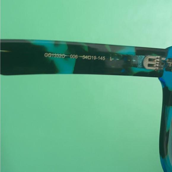 Tortoise Blue Gucci Glasses - Picture 5 of 6